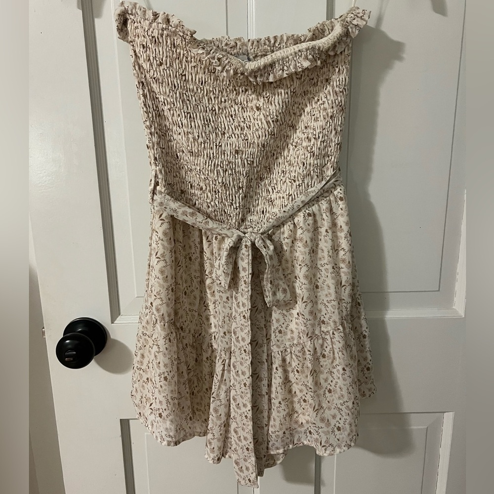 Strapless Romper. Worn twice. PERFECT CONDITION